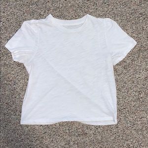 Women’s Aerie White Cropped T-Shirt